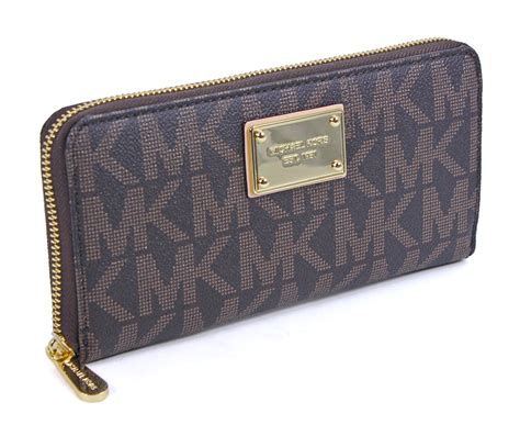 michael kors women's jet set zip around continental wallet|continental wristlet.